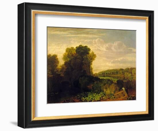 The Thames at Weybridge, c.1807-10-J. M. W. Turner-Framed Giclee Print