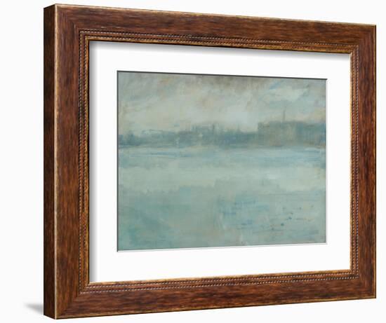 The Thames from the Artist's House in Grosvenor Road-Ambrose Mcevoy-Framed Giclee Print