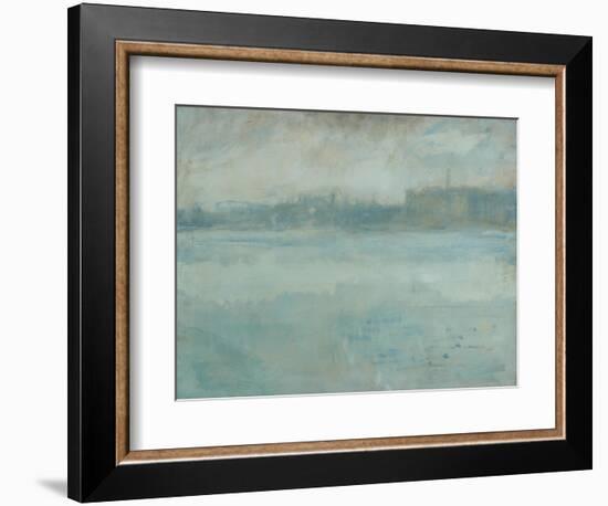 The Thames from the Artist's House in Grosvenor Road-Ambrose Mcevoy-Framed Giclee Print