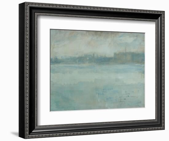 The Thames from the Artist's House in Grosvenor Road-Ambrose Mcevoy-Framed Giclee Print