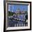 The Thames, Hungerford Bridge, Westminster Palace, London Eye, Big Ben-Rainer Mirau-Framed Photographic Print