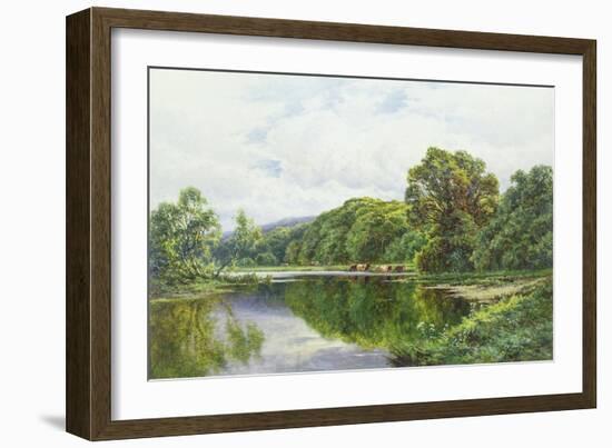 The Thames Near Henley-Henry Parker-Framed Giclee Print