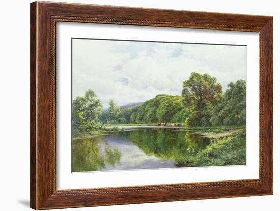 The Thames Near Henley-Henry Parker-Framed Giclee Print