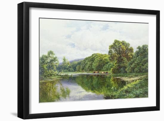 The Thames Near Henley-Henry Parker-Framed Giclee Print