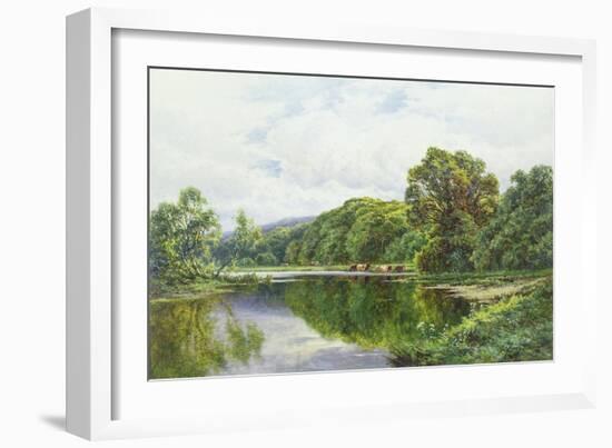 The Thames Near Henley-Henry Parker-Framed Giclee Print