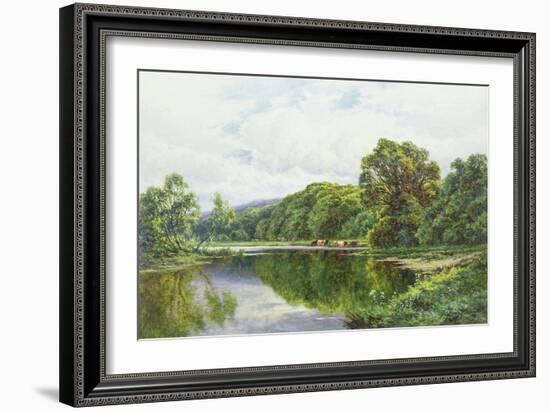 The Thames Near Henley-Henry Parker-Framed Giclee Print