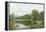 The Thames Near Henley-Henry Parker-Framed Premier Image Canvas