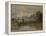 The Thames Near Windsor-J. M. W. Turner-Framed Premier Image Canvas