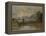 The Thames Near Windsor-J. M. W. Turner-Framed Premier Image Canvas