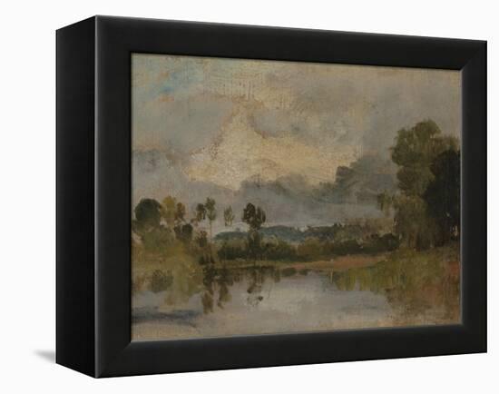 The Thames Near Windsor-J. M. W. Turner-Framed Premier Image Canvas