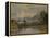 The Thames Near Windsor-J. M. W. Turner-Framed Premier Image Canvas