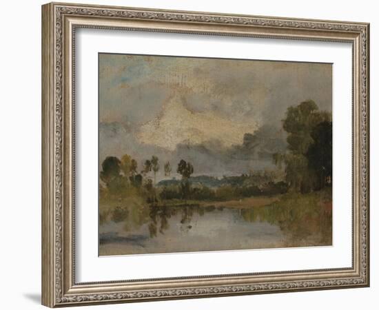 The Thames Near Windsor-J. M. W. Turner-Framed Giclee Print