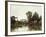 The Thames River with a View onto Windsor Castle-Karl Heffner-Framed Giclee Print