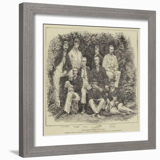 The Thames Rowing Club Eight-null-Framed Giclee Print