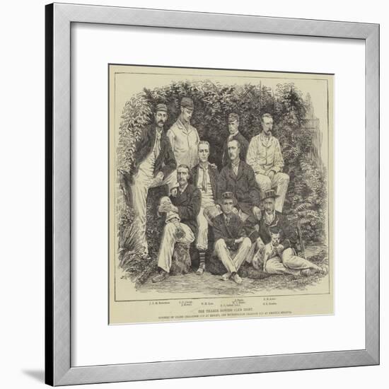 The Thames Rowing Club Eight-null-Framed Giclee Print