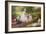 The Thames Swans-Thomas Brooks-Framed Giclee Print