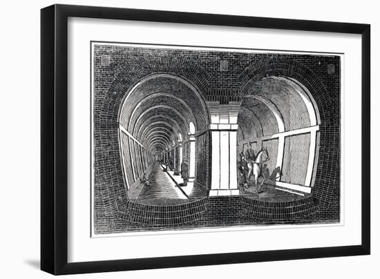 The Thames Tunnel, London, 1832-null-Framed Giclee Print