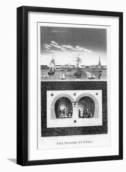 The Thames Tunnel, London, C1825-C1845-null-Framed Giclee Print