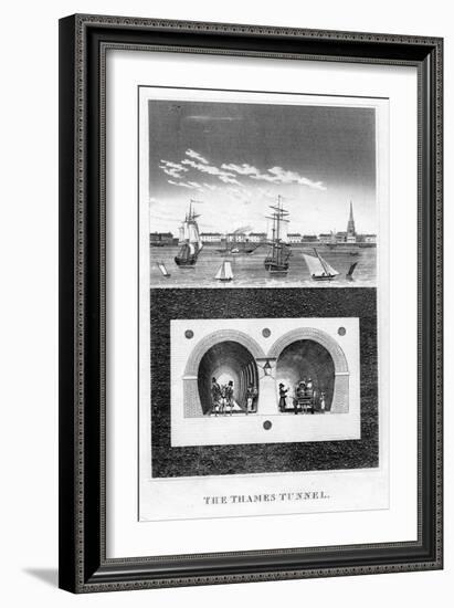 The Thames Tunnel, London, C1825-C1845-null-Framed Giclee Print