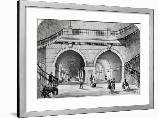 The Thames Tunnel-null-Framed Giclee Print