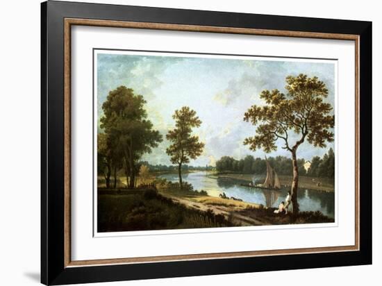 The Thames, Twickenham, C1762-Richard Wilson-Framed Giclee Print