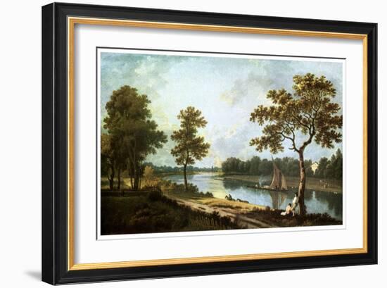 The Thames, Twickenham, C1762-Richard Wilson-Framed Giclee Print