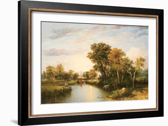 The Thames Valley, 1823-Thomas Miles Richardson-Framed Giclee Print