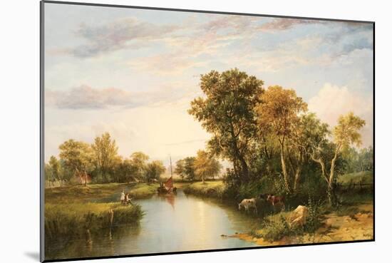 The Thames Valley, 1823-Thomas Miles Richardson-Mounted Giclee Print