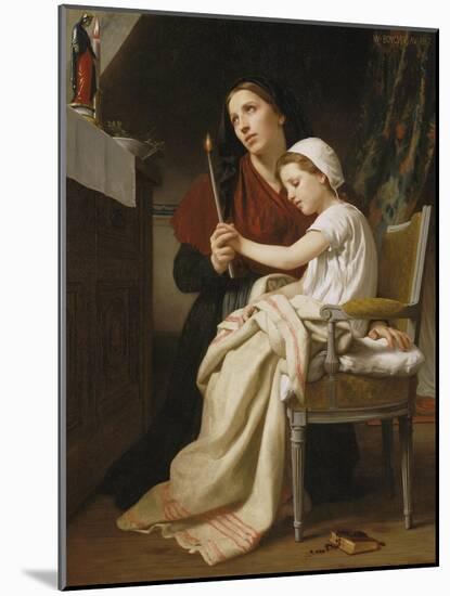 The Thank Offering-William-Adolphe Bouguereau-Mounted Giclee Print