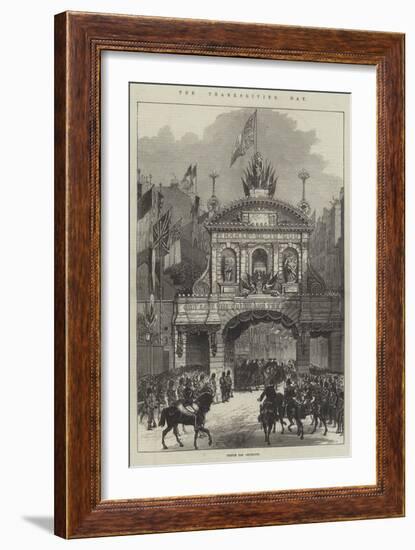 The Thanksgiving Day, Temple Bar Decorated-null-Framed Giclee Print