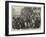 The Thanksgiving Day, the Crowd, a Rough Corner-Frederick Barnard-Framed Giclee Print