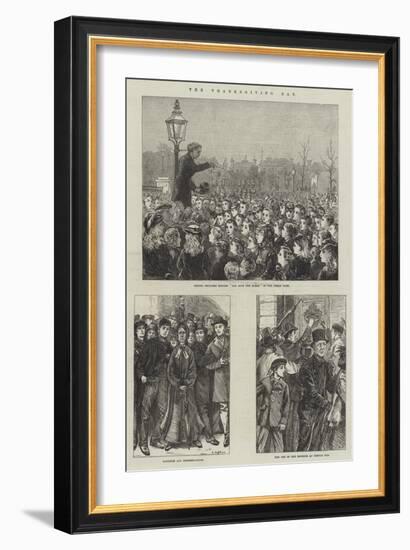 The Thanksgiving Day-Arthur Hopkins-Framed Giclee Print