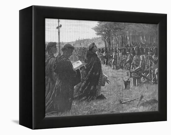 The Thanksgiving Service on the Field of Agincourt, France, 1415-EBL-Framed Premier Image Canvas