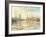 The Thawing-Claude Monet-Framed Art Print