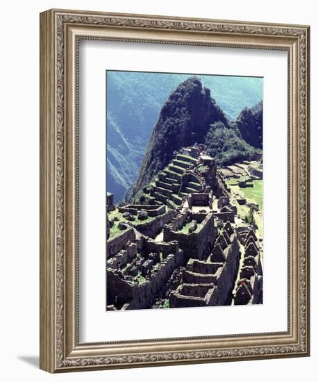 The the Inca Citadel of Machu Picchu-null-Framed Photographic Print