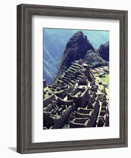 The the Inca Citadel of Machu Picchu-null-Framed Photographic Print