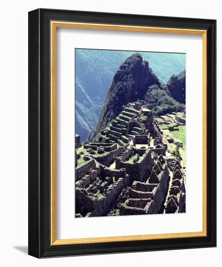 The the Inca Citadel of Machu Picchu-null-Framed Photographic Print