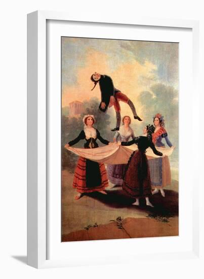 The the Jumping Jack-Francisco de Goya-Framed Art Print