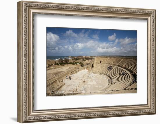 The Theater of Caesarea on the Shores of the Mediterranean Sea, Caesarea, Israel-Dave Bartruff-Framed Photographic Print