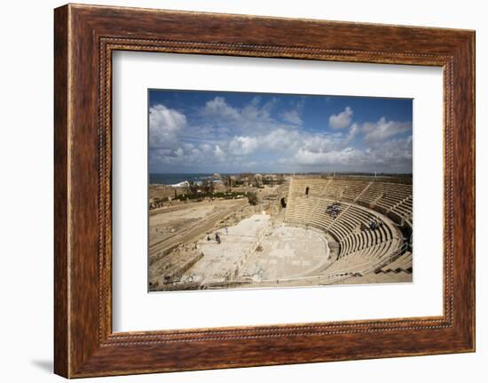 The Theater of Caesarea on the Shores of the Mediterranean Sea, Caesarea, Israel-Dave Bartruff-Framed Photographic Print