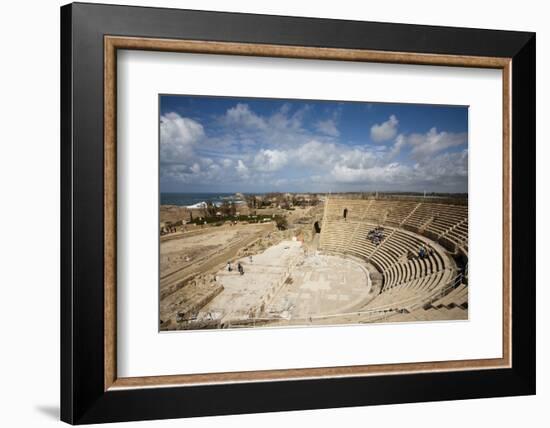 The Theater of Caesarea on the Shores of the Mediterranean Sea, Caesarea, Israel-Dave Bartruff-Framed Photographic Print