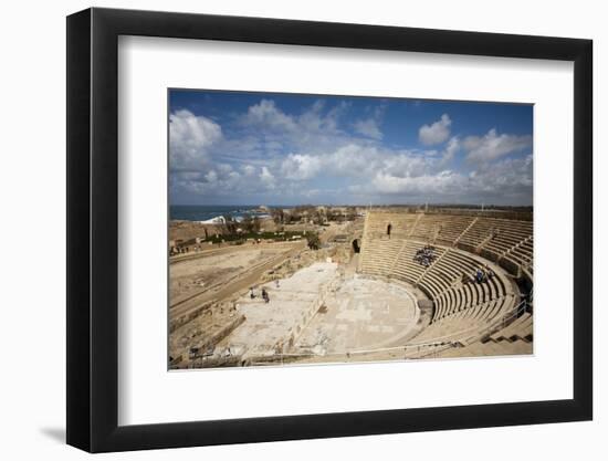 The Theater of Caesarea on the Shores of the Mediterranean Sea, Caesarea, Israel-Dave Bartruff-Framed Photographic Print