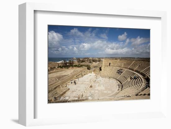 The Theater of Caesarea on the Shores of the Mediterranean Sea, Caesarea, Israel-Dave Bartruff-Framed Photographic Print