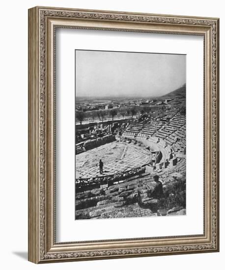 'The Theater of Dionysus on the southern slope of Acropolis', 1913-Unknown-Framed Photographic Print