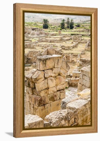 The Theater, Roman ruins of Bulla Regia, Tunisia-Nico Tondini-Framed Premier Image Canvas
