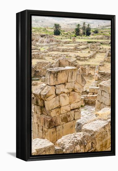 The Theater, Roman ruins of Bulla Regia, Tunisia-Nico Tondini-Framed Premier Image Canvas