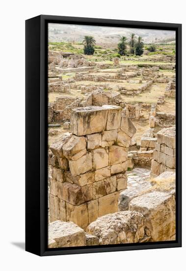 The Theater, Roman ruins of Bulla Regia, Tunisia-Nico Tondini-Framed Premier Image Canvas