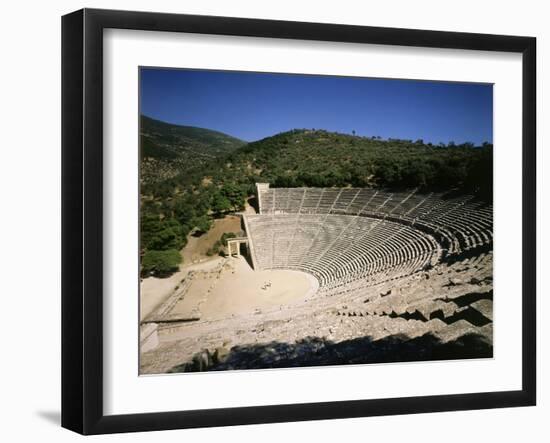 The Theatre at Epidauros, 4th century BC Classical Greek-null-Framed Photographic Print