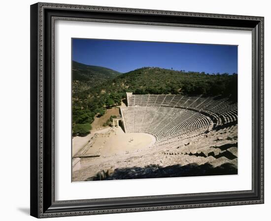 The Theatre at Epidauros, 4th century BC Classical Greek-null-Framed Photographic Print