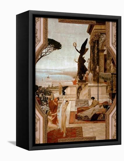 The Theatre in Taormina, 1884-1888-Gustav Klimt-Framed Premier Image Canvas